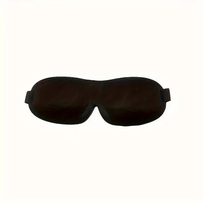 1pc Unisex Sleep Mask, 3D Light Blocking Eye Mask, Comfortable Polyester, Ideal for Supine and Side Sleepers Eyepatch